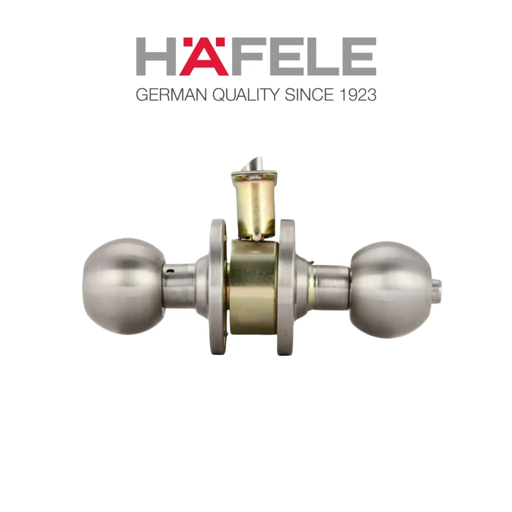 Ảnh Khóa Tay Nắm Tròn Cửa WC Loại Lớn Hafele BS70MM - 911.64.246 4