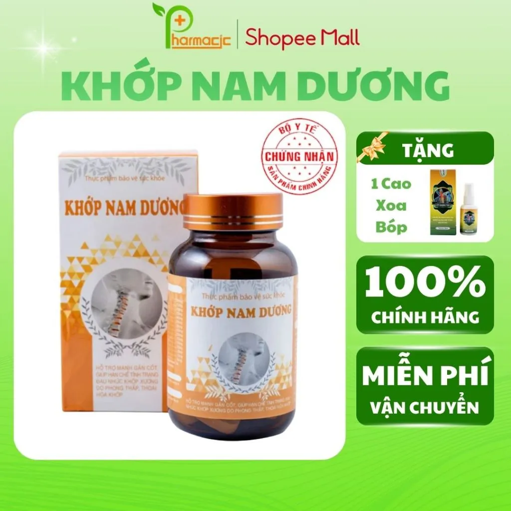 Ảnh Khớp NAM DƯƠNG, KHANG THỌ GOLD Chính Hãng, 30 Viên Nén - Giải Pháp Cho Người Bệnh Xương Khớp 1
