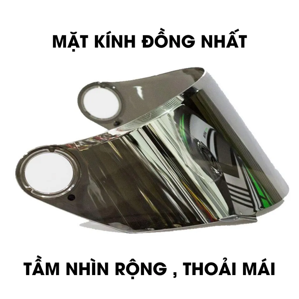 Ảnh KÍNH AGU, Royal M136, Kính rời Thay thế cho nón bảo hiểm fullface AGU, Nón Royal M136 - Nón ASIA MT136 4