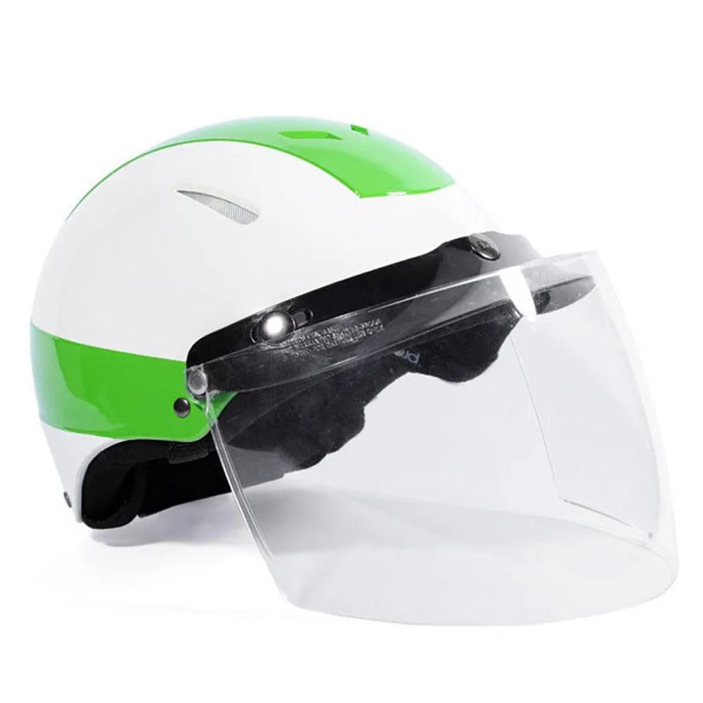 Ảnh Kính chắn gió, chắn bụi mũ bảo hiểm cao cấp Protec, 3 khuy bấm tiện lợi gắn mũ 1/2 và 3/4 2