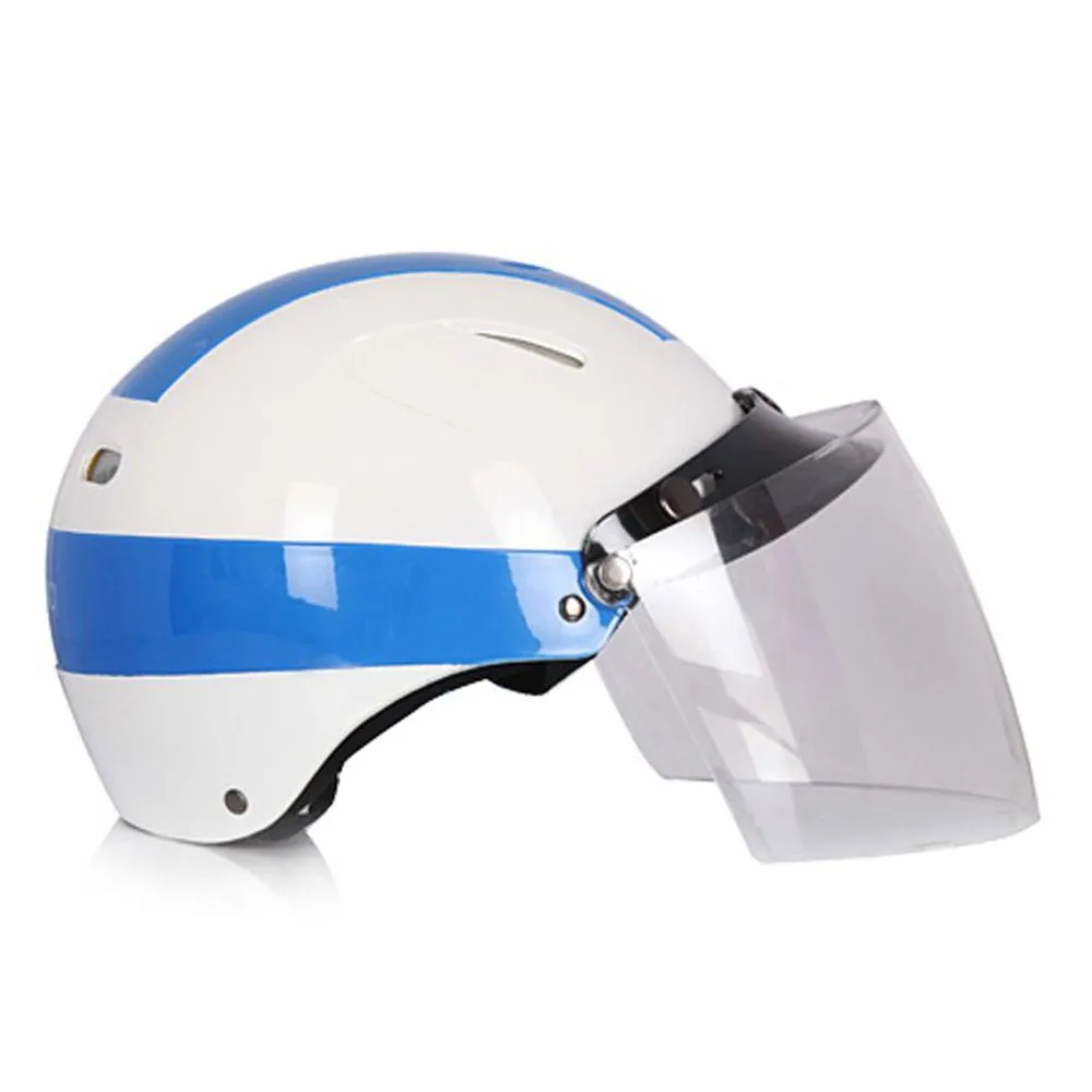 Ảnh Kính chắn gió, chắn bụi mũ bảo hiểm cao cấp Protec, 3 khuy bấm tiện lợi gắn mũ 1/2 và 3/4 4