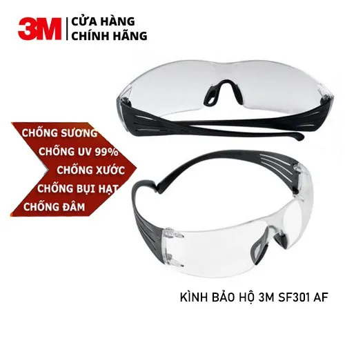 Ảnh Kính Chống Bụi 3M™ SF301AF, Chống Đọng Sương, Tròng Trong 4