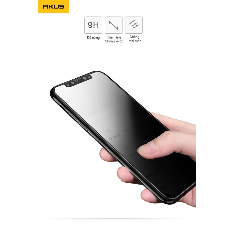 Ảnh Kính chống nhìn trộm dành cho iphone  AKUS RED 7 đến 14 promax - Hàng Chính Hãng 2