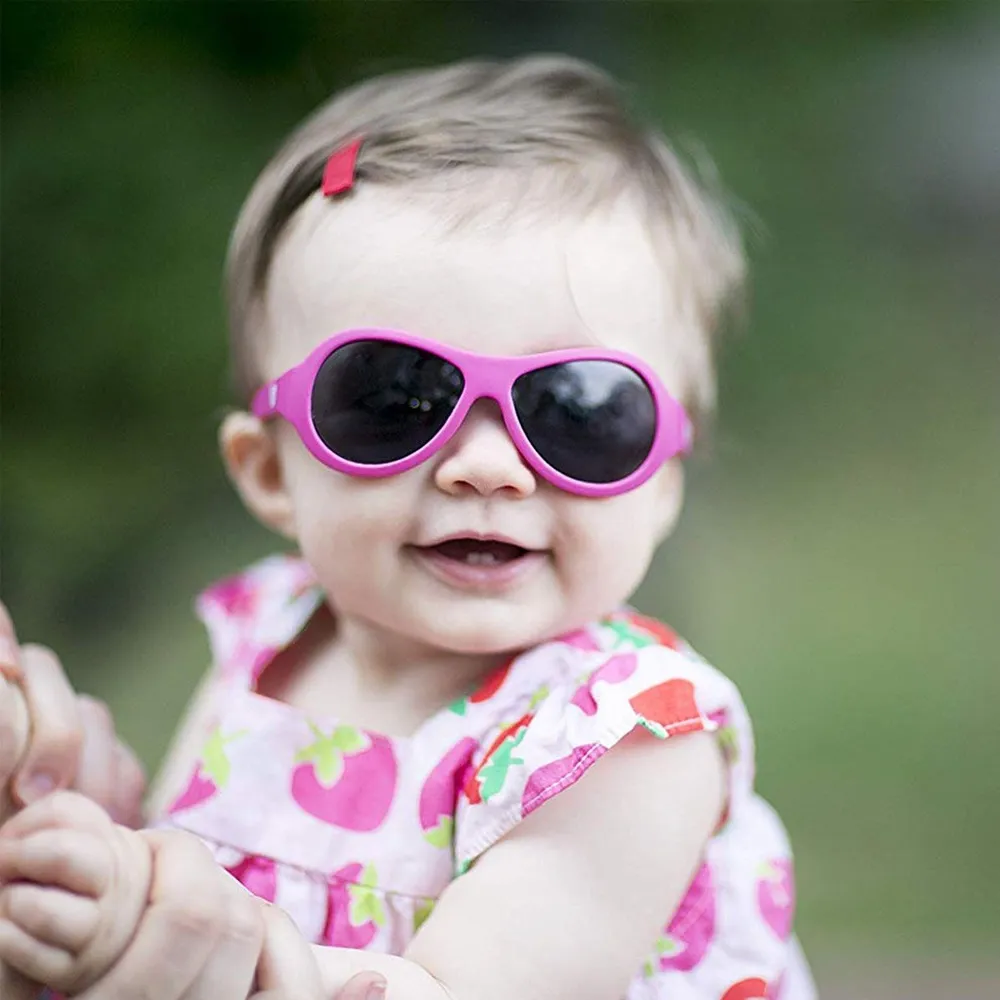 Ảnh Kính chống tia cực tím cho bé Babiators – Aviators, Hồng, 0-2 tuổi 3