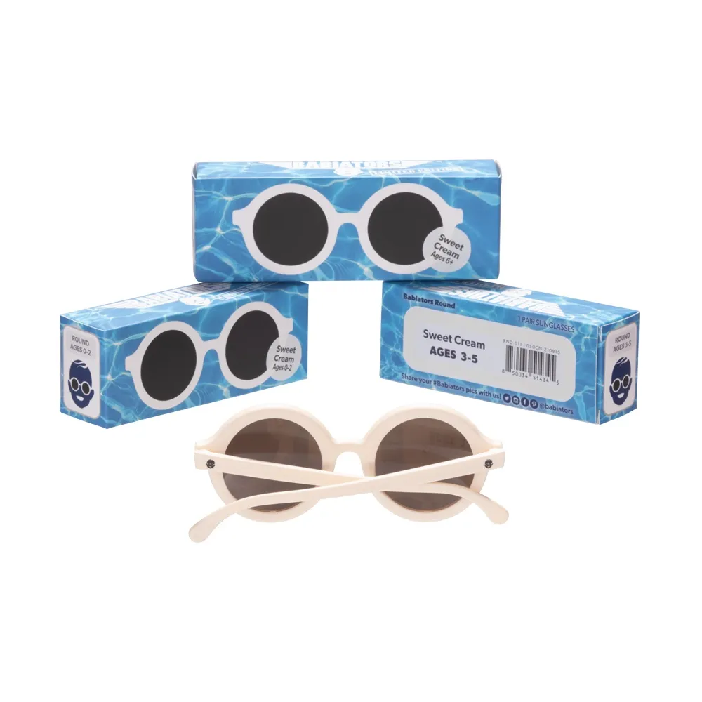 Ảnh Kính chống tia cực tím có tròng kính phân cực Babiators – Sweet Cream, cho bé 3-5 tuổi 1