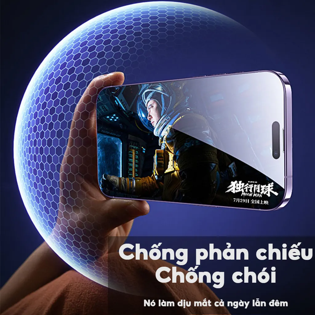 Ảnh Kính Cường Lực 3D Trong Suốt Chính Hãng KUZOOM Dùng IP X-11-12-13-14-15-16-PRO-PLUS-PROMAX 2
