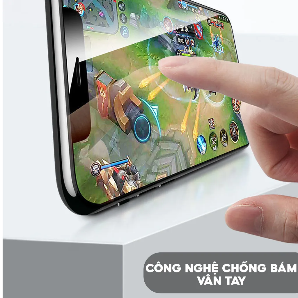 Ảnh Kính Cường Lực 9D Trong Suốt Full Màn Chính Hãng KUZOOM Chống Trầy Xước cho iP X-16-Promax- PRO-PLUS 4
