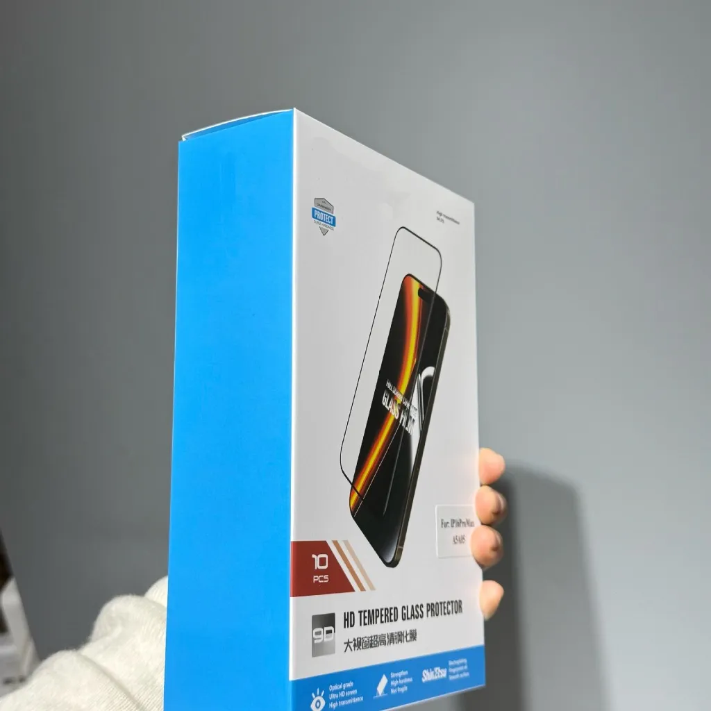 Ảnh Kính Cường Lực 9D Trong Suốt Full Màn Chính Hãng KUZOOM Bảo Vệ Màng Loa Dùng Cho IP X Đến 16-Promax 3
