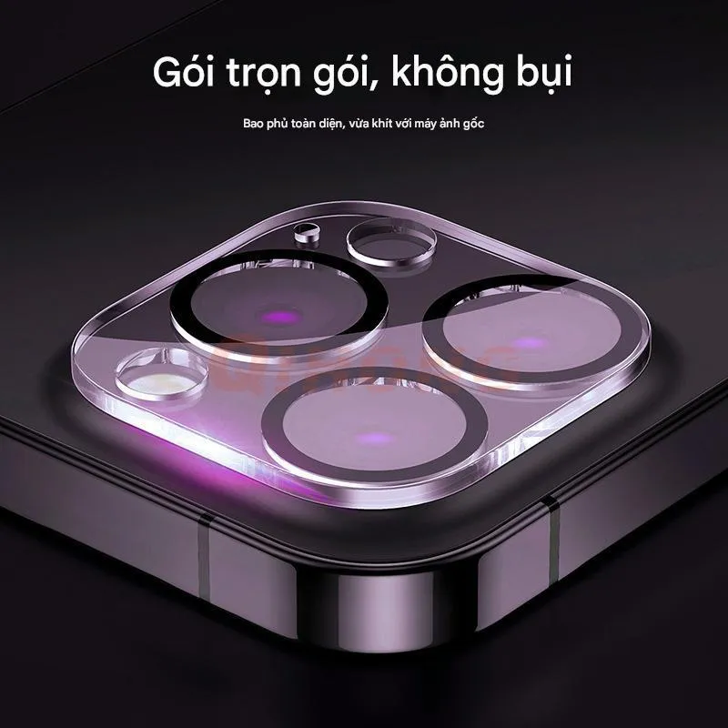 Ảnh Kính Cường Lực Camera Cho Iphone 11-12-13-14-15-16-15promax-16promax - Bảo Vệ Toàn Diện Cho Camera 4