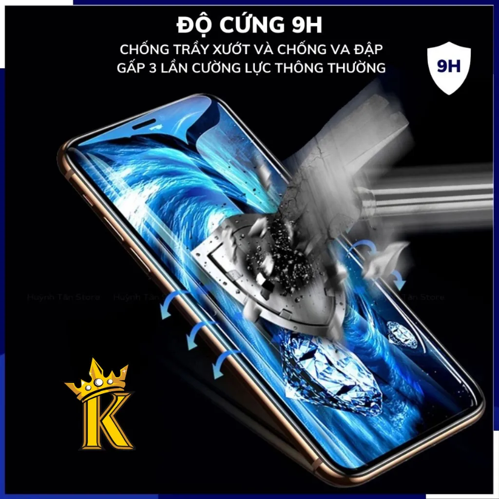 Ảnh Kính Cường Lực Chống Nhìn Trộm KTM Store 4D Full Màn 7plus 8plus xsmax 11 12 pro 13 14 promax 15promax 16 Pro max 4