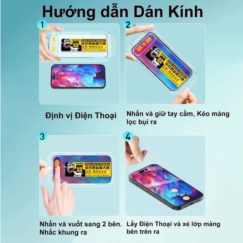 Ảnh Kính Cường Lực Chống Nhìn Trộm Khung Tự Dán Chính Hãng Dùng Cho IP 11-12-13-14-15-16 2