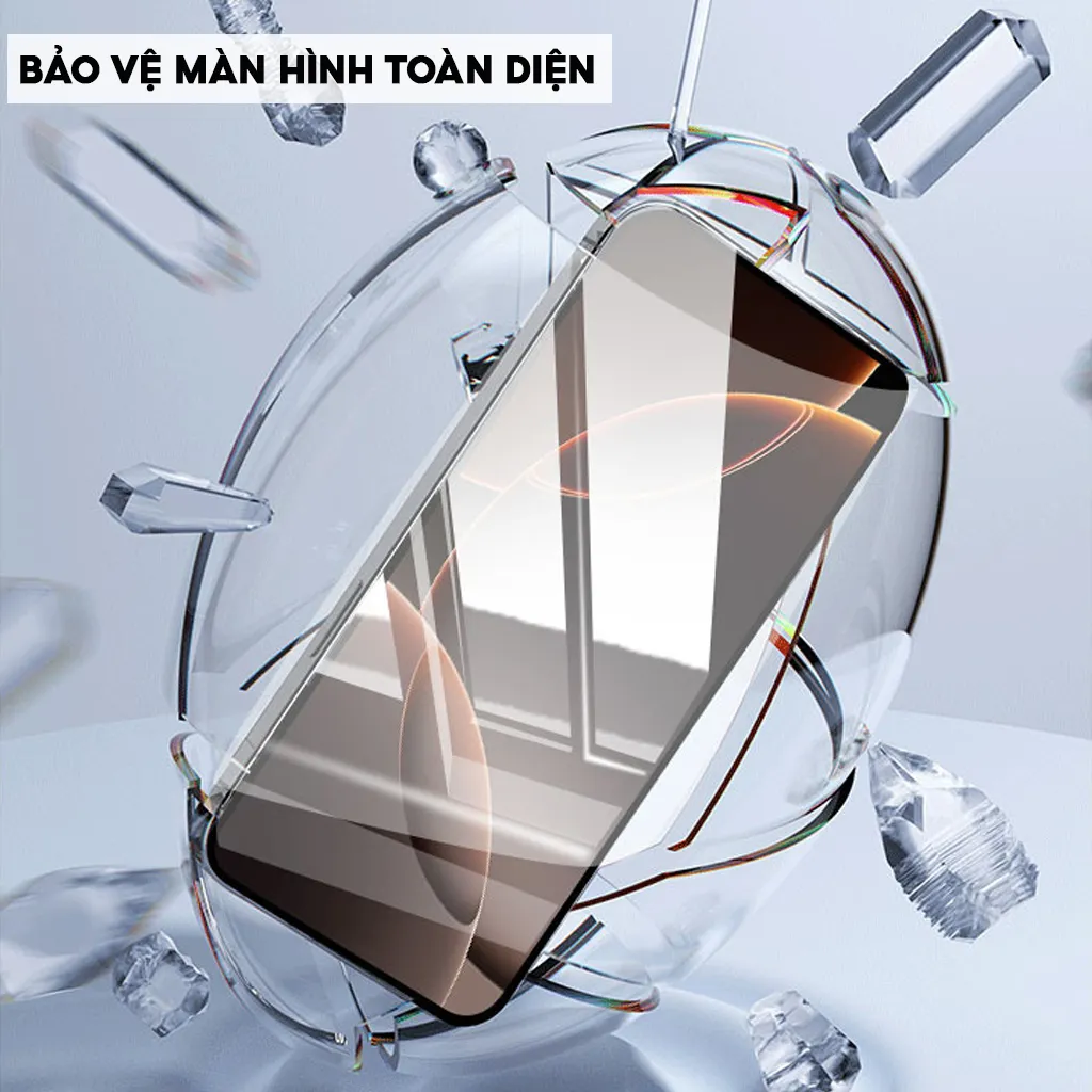 Ảnh Kính Cường Lực Chống Nhìn Trộm Chính Hãng KUZOOM Chống Bám Bụi Màng Loa Cho X-16-PLUS-PRO-PROMAX 2