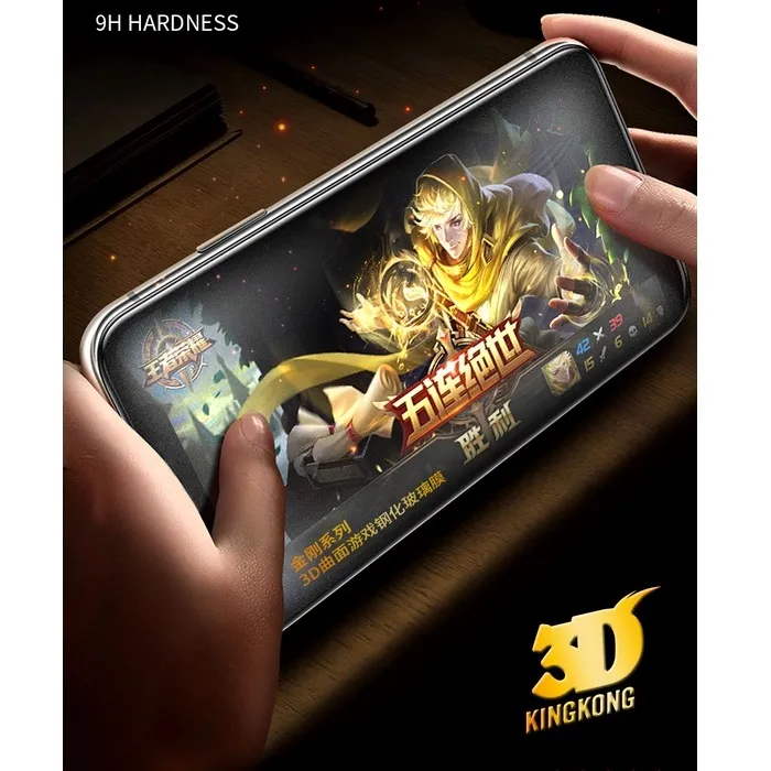 Ảnh Kính Cường lực Chống vân tay KINGKONG WEKOME Nhám AG chống mồ hôi chơi Game 030 Iphone X Xs Max 11 12 13 14 15 16 Promax 3