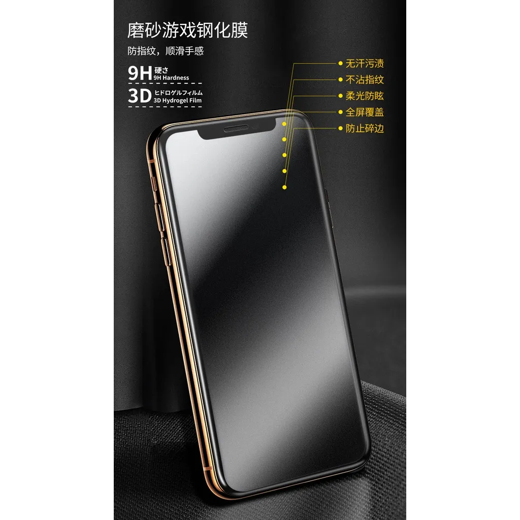 Ảnh Kính Cường lực Chống vân tay KINGKONG WEKOME Nhám AG chống mồ hôi chơi Game 030 Iphone X Xs Max 11 12 13 14 15 16 Promax 4