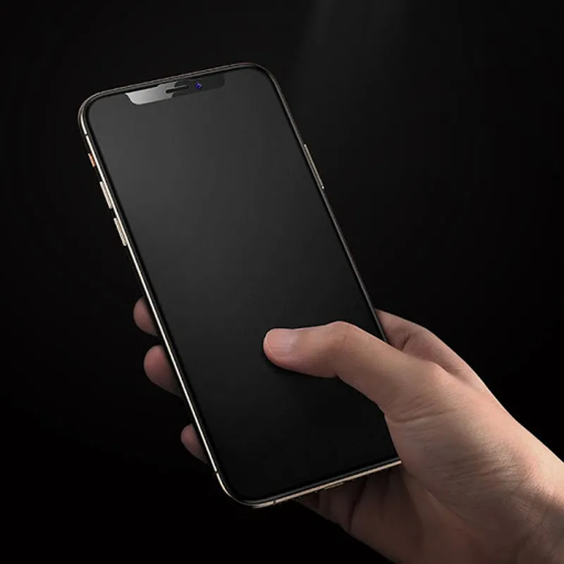 Ảnh Kính Cường Lực iphone chống vân tay KTM full màn, ip 7plus/xsmax, 11Promax, 12 13 14 Pro max 4