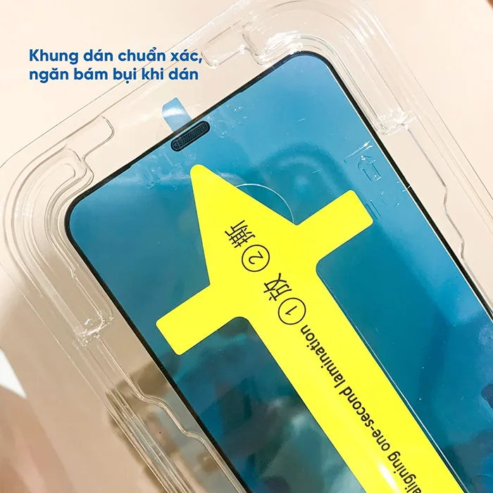 Ảnh Kính Cường Lực iphone full màn tự dán KTM Kính trong, ip 7plus/xsmax, 11Promax, 12 13 14 Pro max 3