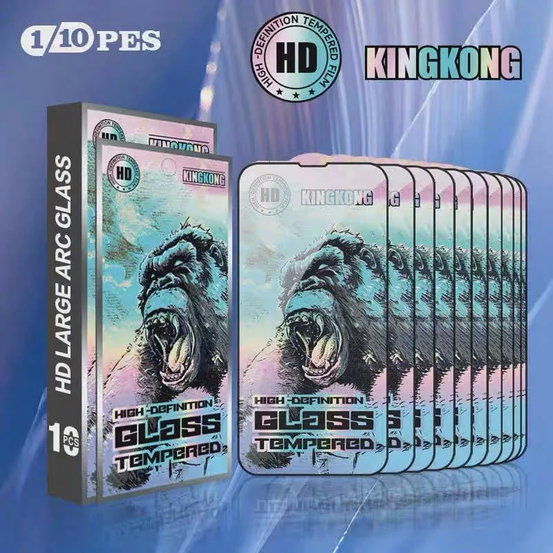 Ảnh Kính Cường Lực Iphone KK XANH full Màn 7/8/plus/X/Xsmax/6/11/12/13/14/15/16/pro/Promax... 1