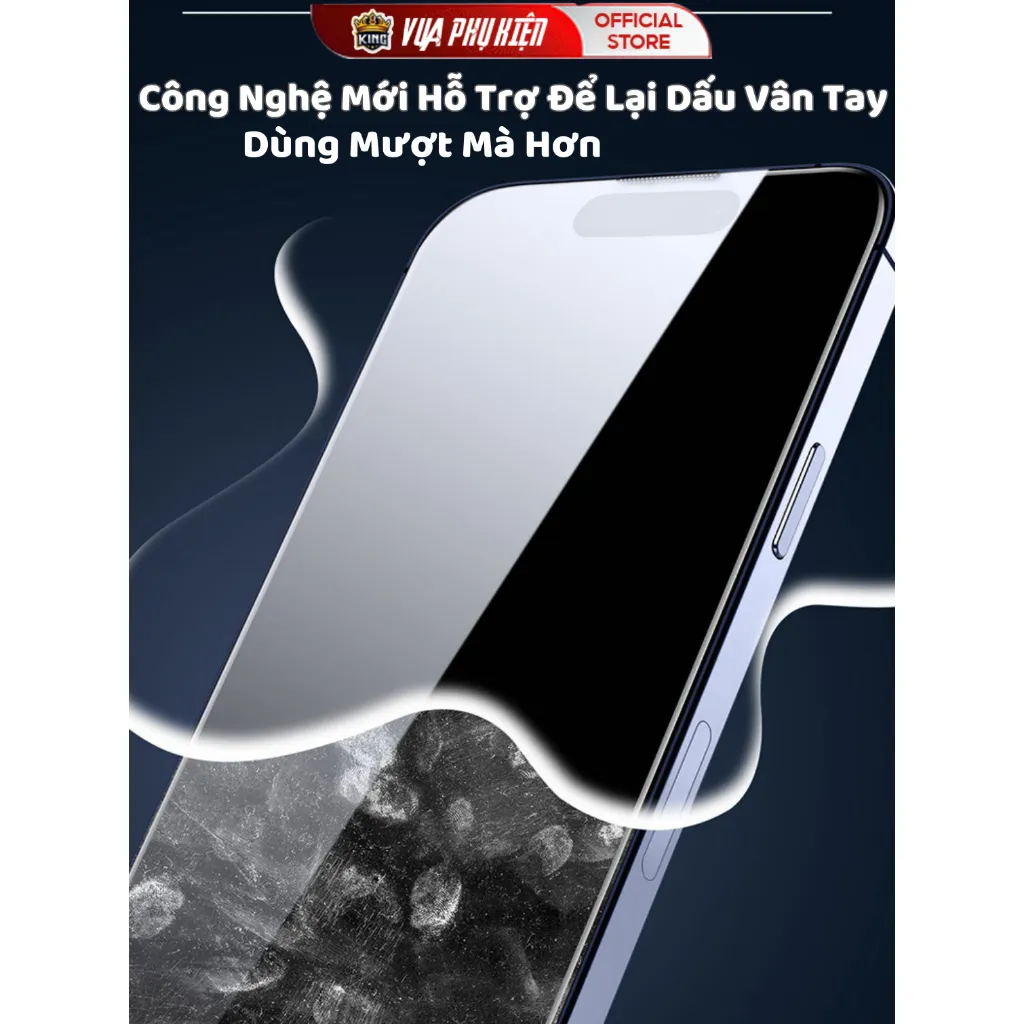 Ảnh Kính cường lực iphone tự dán chống nhìn trộm KTMStore,có bảo vệ màng loa KTM 11 12 13promax  14 promax 15 16pro max 2