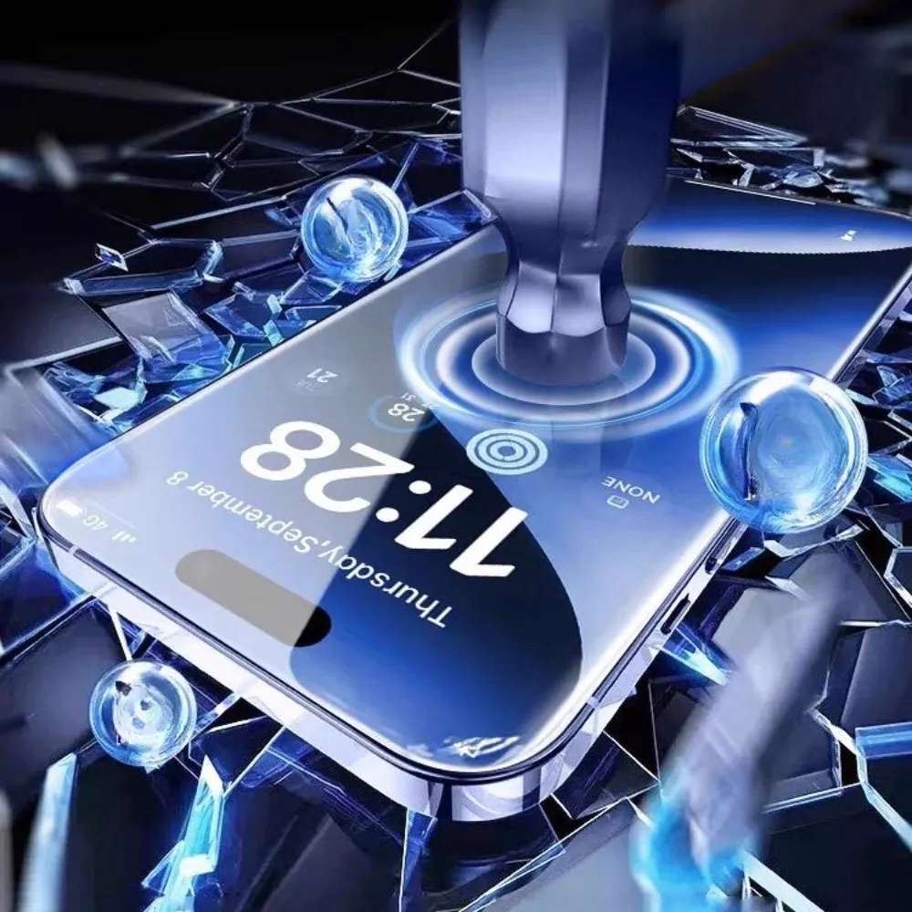 Ảnh Kính cường lực khung tự dán KINGKONG TC độ cứng 9H cực cao, bảo vệ màn hình iphone 11 12 13 14 15 16 promax 4