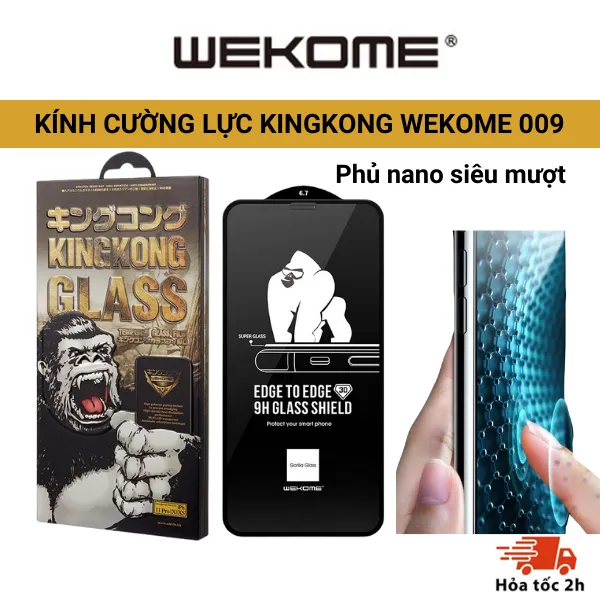 Ảnh Kính Cường Lực KINGKONG 9H, 4D, 21D - tự dán trong suổt full màn Iphone x xs xsmax 11 12 13 14 15 16 pro promax 1