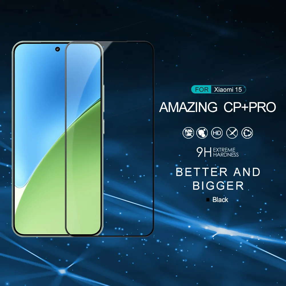 Kính Cường Lực NILLKIN CP+ Pro 9H cho Xiaomi 15 - Bảo Vệ Toàn Diện, Chống Cháy Nổ