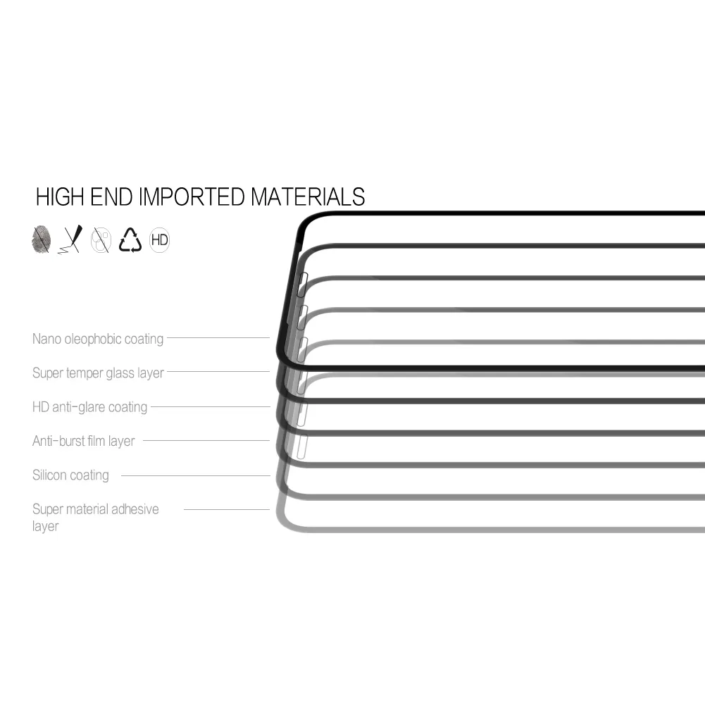 Ảnh Kính cường lực NILLKIN CP + Pro bảo vệ toàn màn hình chống nổ cho Iphone 11 / Xr 6.1 4