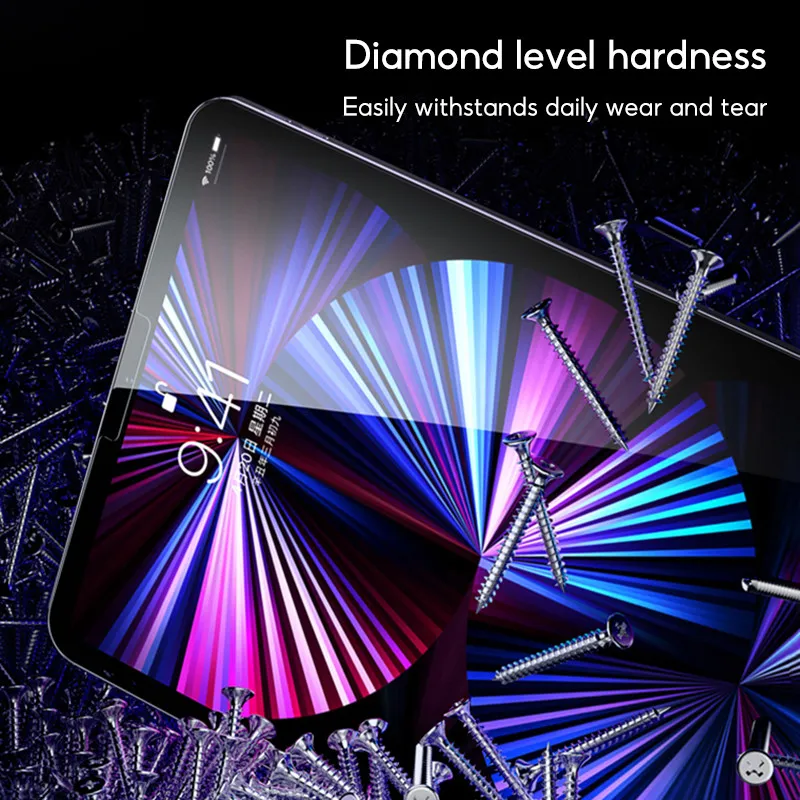 Ảnh Kính Cường Lực TBTIC Cho iPad Air 7 M3 2025 6 10.9 5th 4th Pro 11 2024 Mini 3th 11th A16 10th 9th 8th 7th 6th Gen 5 4 10.5 10.2 9.7 Bảo Vệ Màn Hình Ánh Sáng Xanh Mờ Dễ Dàng Lắp Đặt 3