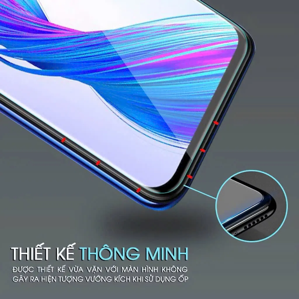 Ảnh Kính Cường Lực Trong Suốt Không Viền Đen Chính Hãng GOR Dùng Cho Máy X-11-12-113-14-15-16- Không Full Màn Hình 4