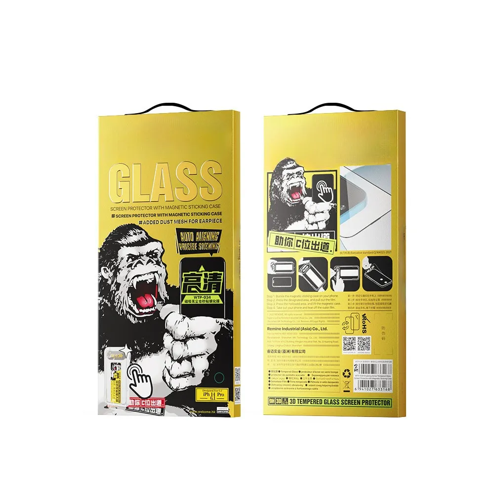 Ảnh Kính cường lực WeKome tự dán full màn hình chống xước không cấn, chống bụi dành cho iphone 2