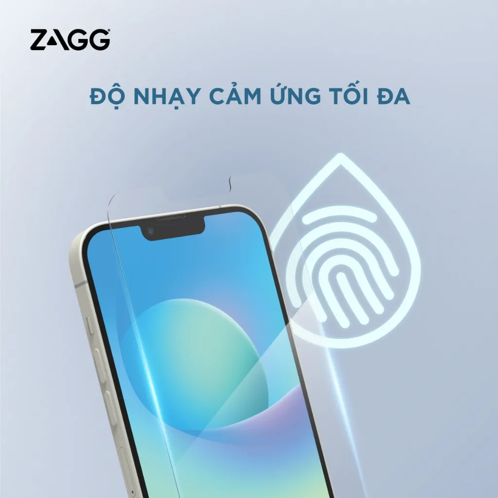 Ảnh Kính Cường Lực ZAGG GLASS, Bảo Vệ Mạnh Mẽ, Hạn Chế Va Đập, Trầy Xước dành cho iPhone X/XS/11Pro/13/14/15/16 3