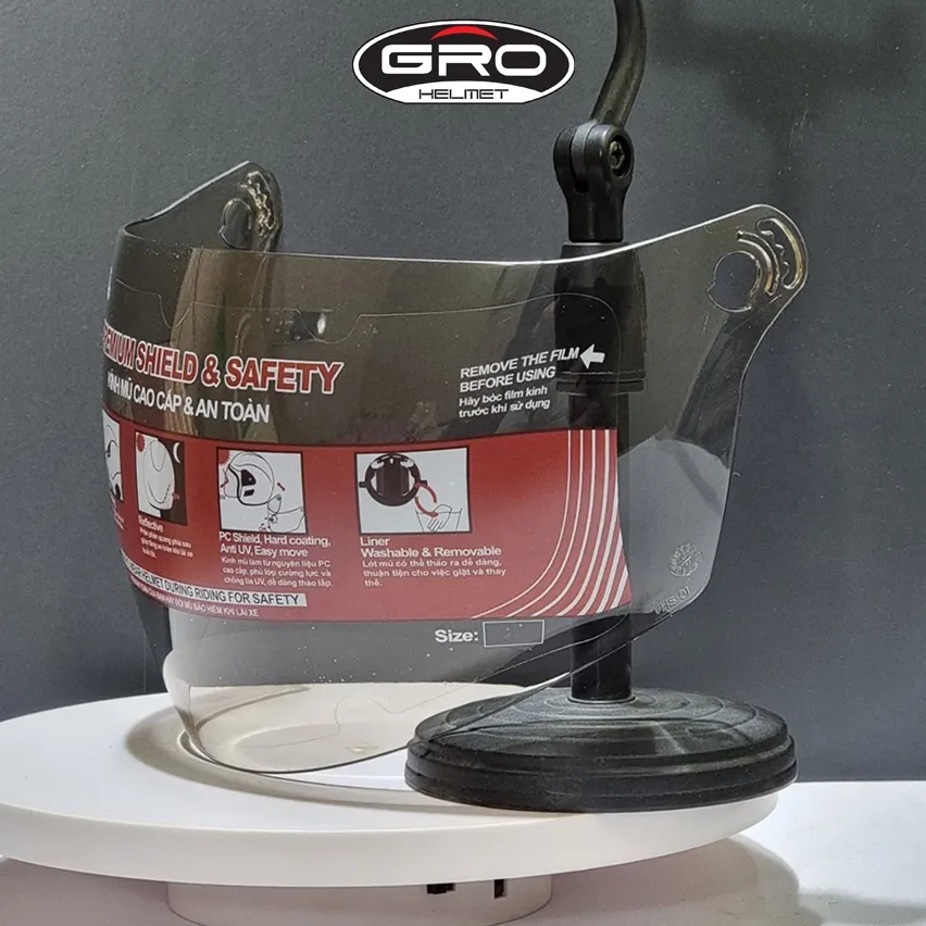 Ảnh Kính dài Honda thay thế các dòng mũ bảo hiểm GRO 3/4 đầu Honda, GRO, OSAKAR, Asia, Royal 3