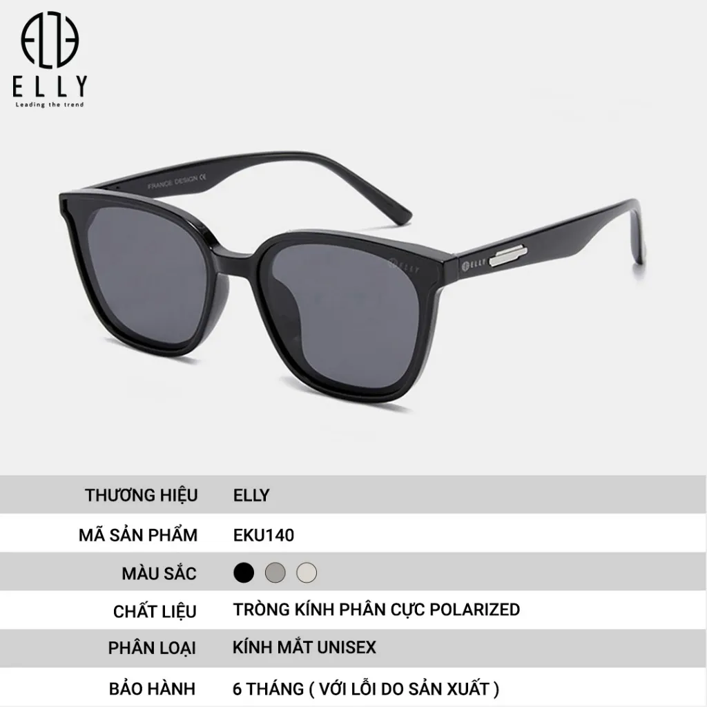 Ảnh Kính mắt cao cấp Unisex ELLY – EKU140 2