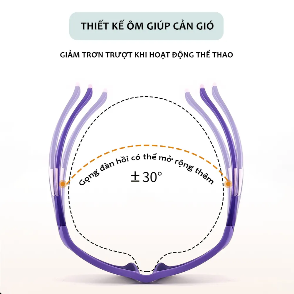 Ảnh Kính Mát Thể Thao Phân Cực Cho Bé Trai Gái AORON Chống Chói Bảo Vệ Mắt Hỗ Trợ Các Hoạt Động Thể Thao Ngoài Trời AK164 3