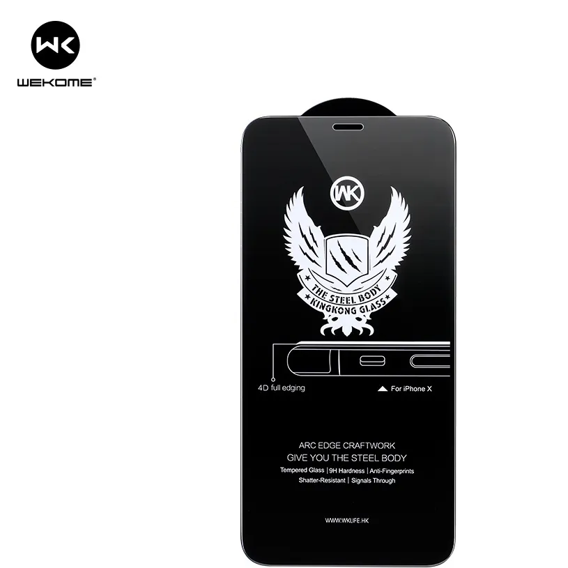 Ảnh Kính Privacy WEKOME 4D KINGKONG WTP-012 chống nhìn trộm, hiển thị sắc nét plus 11 12 13 14 15 16 pro plus promax Xs Xr 1