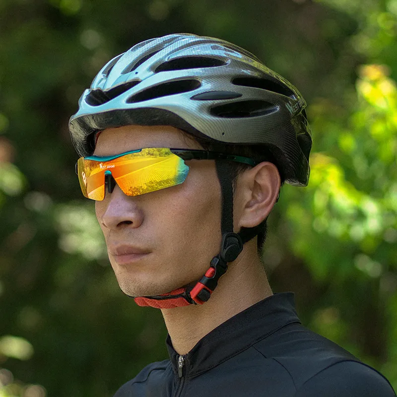 Ảnh Kính Râm WEST BIKING Chống Sương Phân Cực Gọng Mypia UV400 Bảo Vệ Mắt Dùng Khi Chạy 2