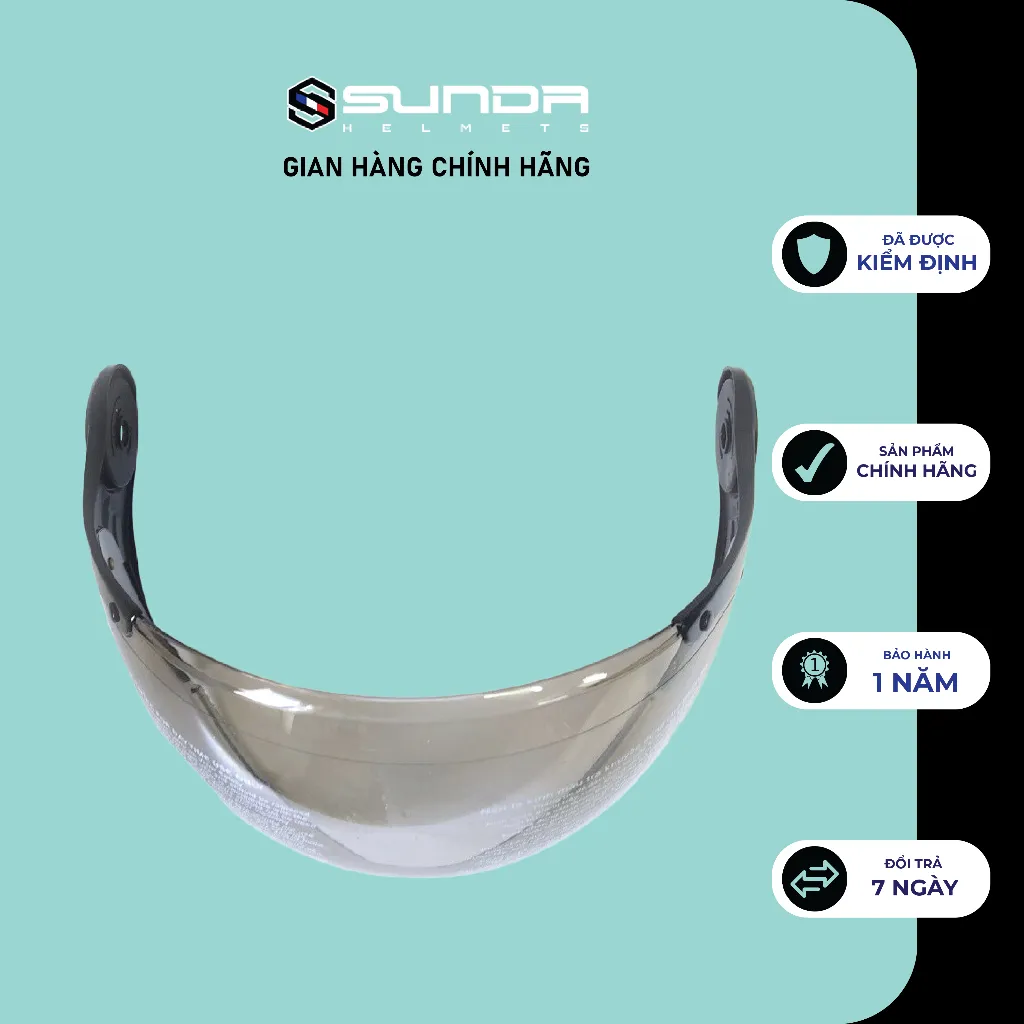 Ảnh Kính thay thế nón bảo hiểm Sunda 136 Sunda 133 Sunda 137 - Hàng chính hãng 3