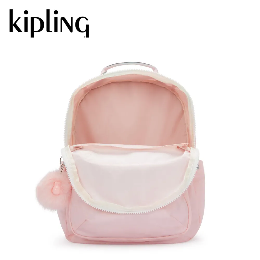 Ảnh Kipling Balo Học Sinh Backpacks SEOUL LAP Blush Metallic HUKI7135BN 3