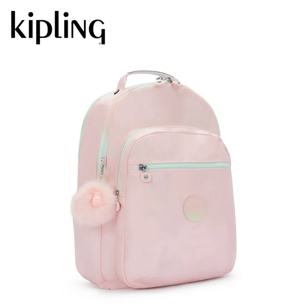 Ảnh Kipling Balo Học Sinh Backpacks SEOUL LAP Blush Metallic HUKI7135BN 4
