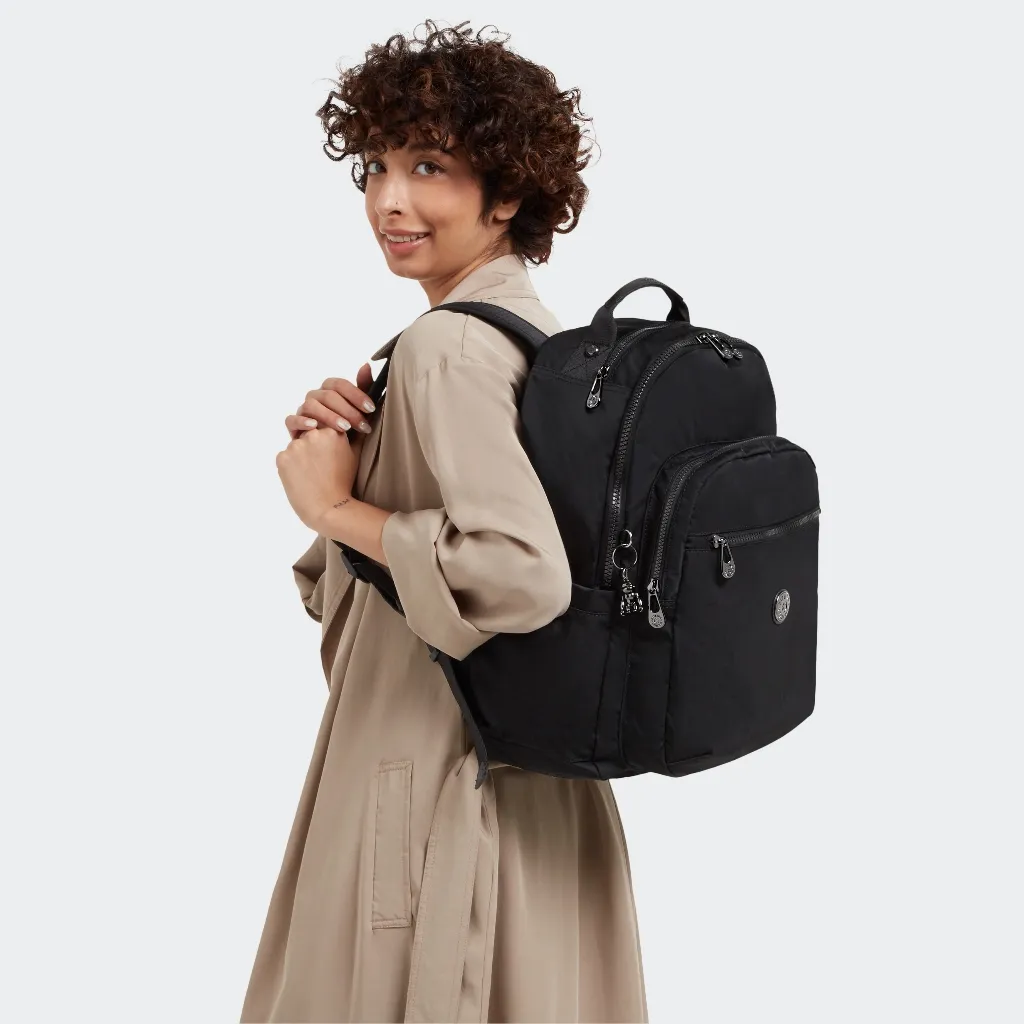 Ảnh Kipling Balo Thời Trang Backpack SEOUL - Endless Black- HUKI4744X799 4
