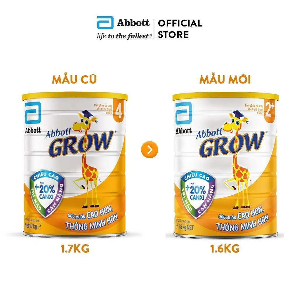 Ảnh [KOL LIVE] Sữa bột Abbott Grow 2+ 1.6kg 3