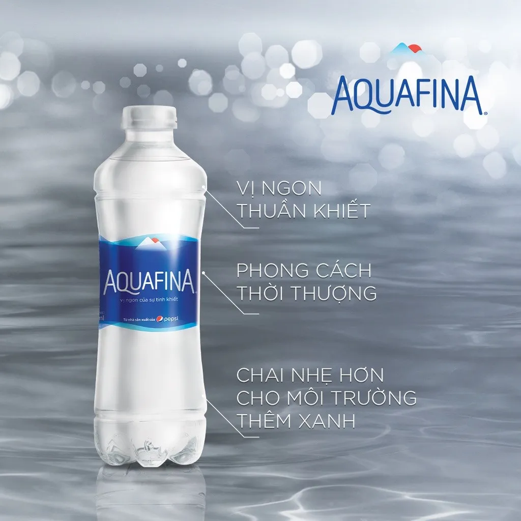 Ảnh [KOL]Combo 2 Thùng Nước tinh khiết Aquafina (500ml/chai) 4