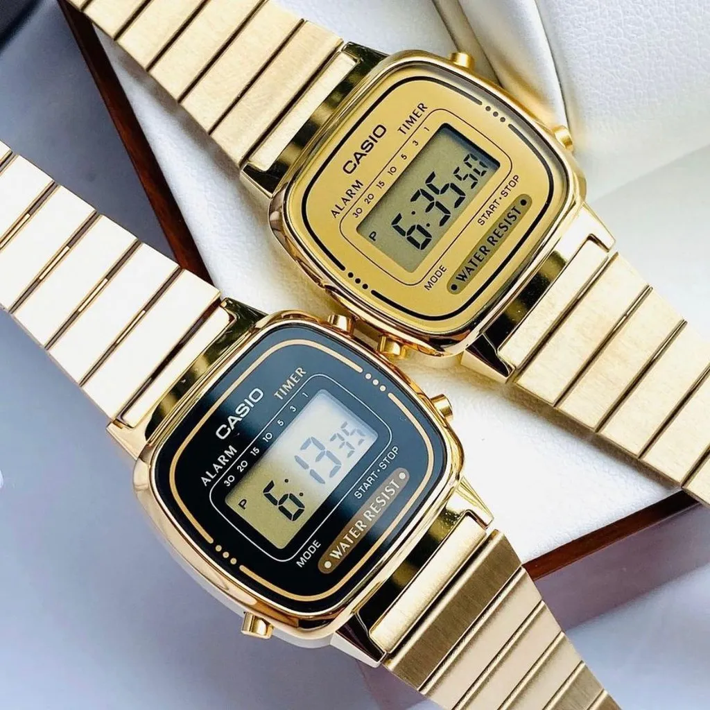 Ảnh LA670WA Đồng hồ Casio nữ chính hãng dây kim loại bảo hành điện tử 1 năm Pin trọn đ 4