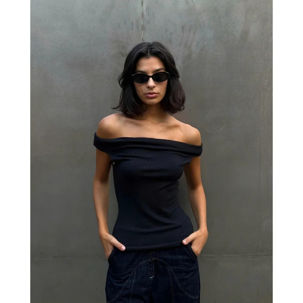 Ảnh làminapparel - SLEEVELESS COWL NECK TOP 3