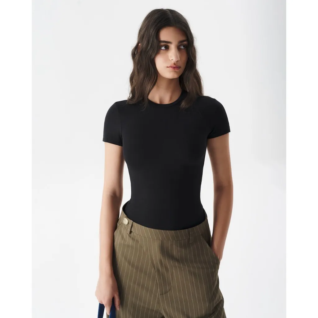 Ảnh làminapparel - SLIM FIT SHORT SLEEVE TOP 3