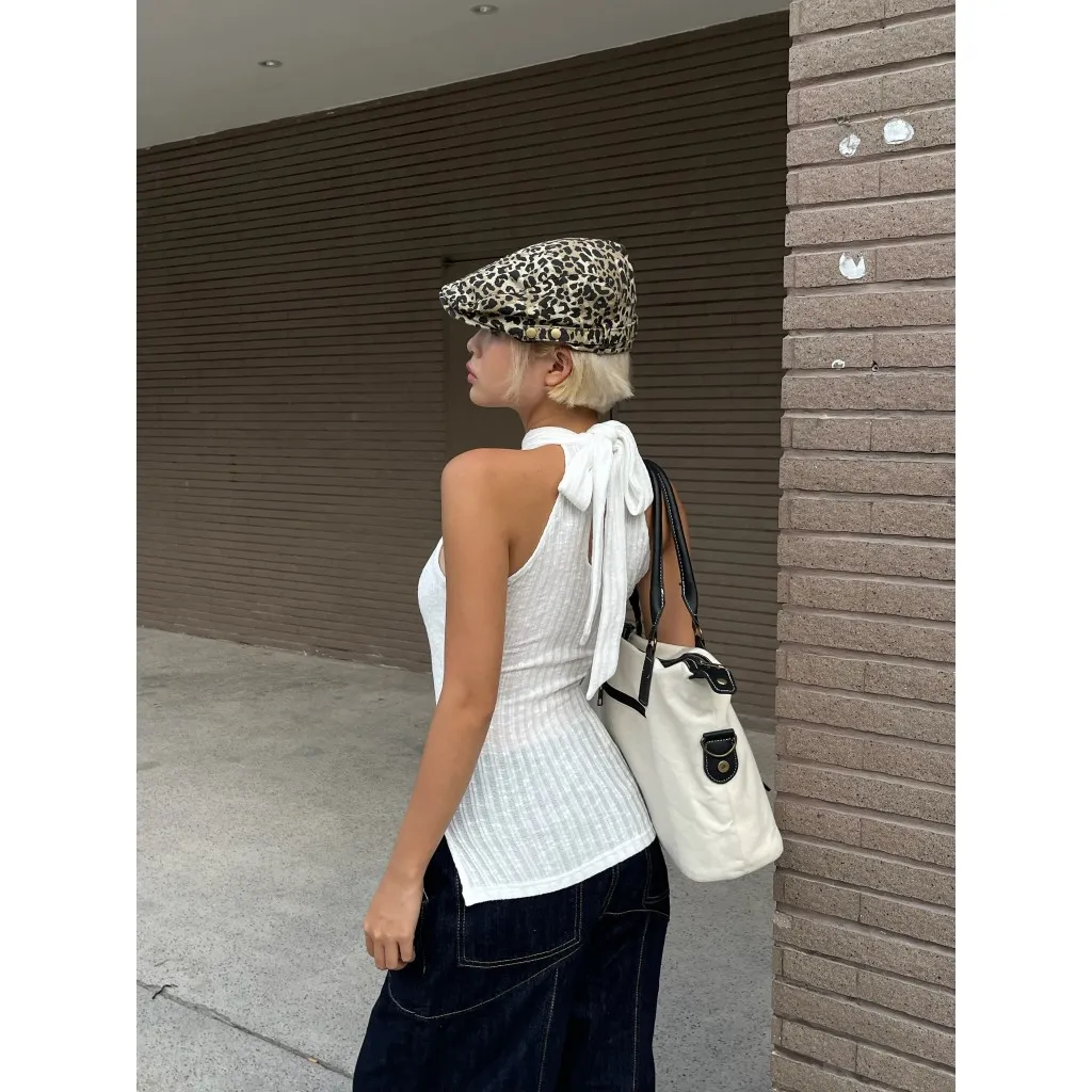 Ảnh làminapparel - TWIST NECK SLEEVELESS TOP 1