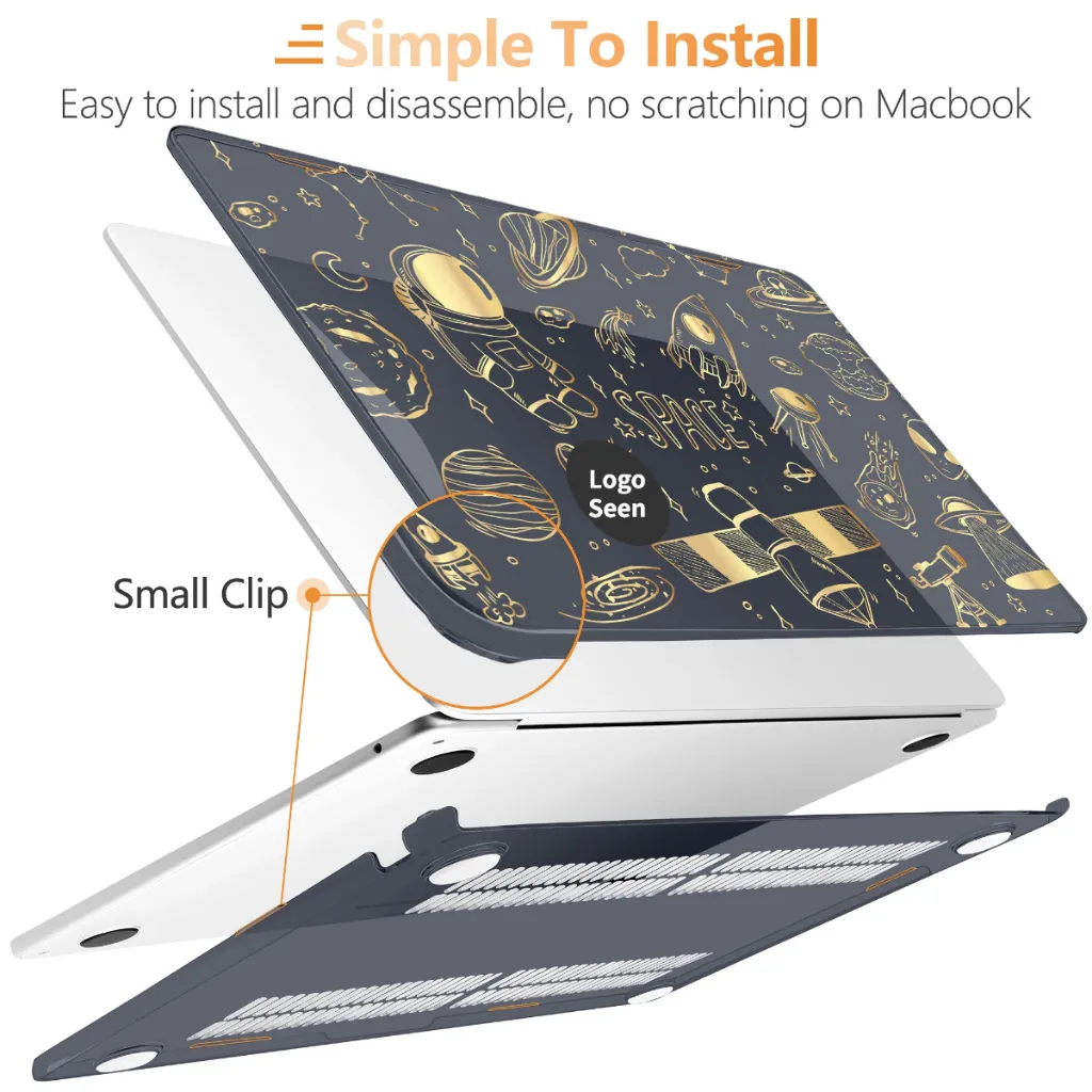 Ảnh Laptop Case for MacBook Air 11 12 13 13.6 15" Pro13 14 15 16 inch M4 M3 M2 M1 A2681 A2941 A3113 A3114 A2337 A2179 A2338 A2442 A1708 A2251 A1932 A1466 A1369 3