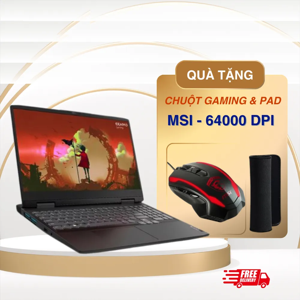 Ảnh LapTop Lenovo Gaming 3 15ARH7 |Ryzen R7 6800H |16GB |512GB SSD |RTX3050 Ti |15.6" FHD 120Hz | Win 11 1