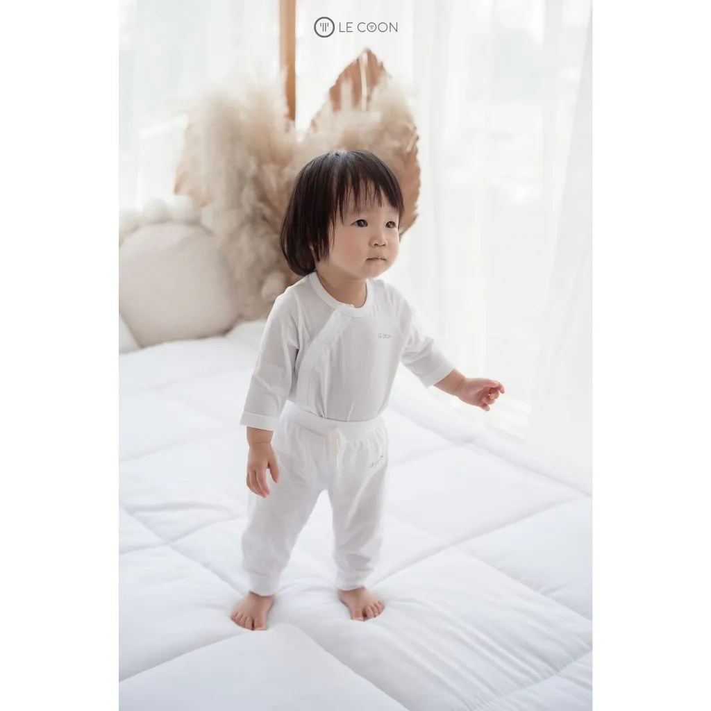 Ảnh LE COON | Bộ Bodysuit Cúc Bấm Vạt chéo | COOL | 0 - 12 tháng 2