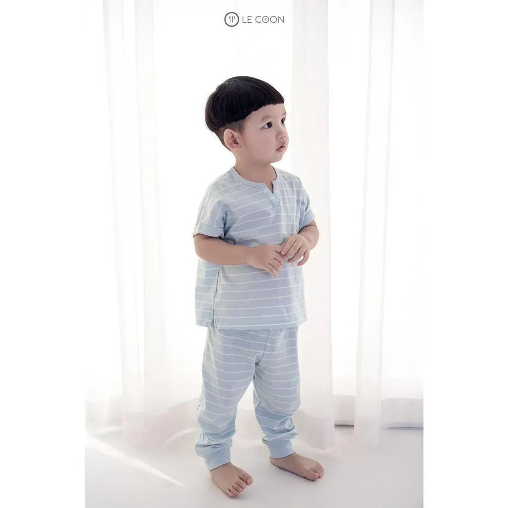 Ảnh LE COON | Bộ Đồ Cổ Chữ V Quần Dài | COOL | 3 - 36 tháng 3