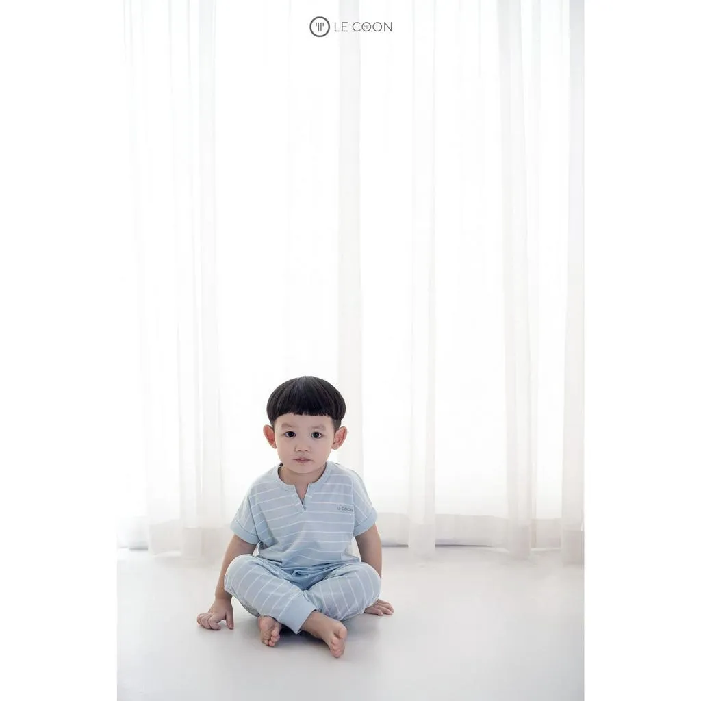 Ảnh LE COON | Bộ Đồ Cổ Chữ V Quần Dài | COOL | 3 - 36 tháng 4